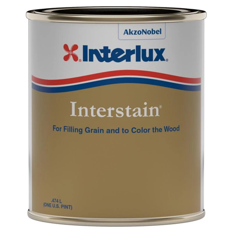 INTERLUX Interstain Red Mahogany Wood Stain, 1 Pint