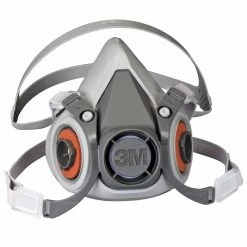 3M 6000 Series Half Facepiece Respirator, Large