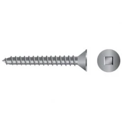 FASCO FASTENER Stainless Steel Square Head Flat-Head Tapping Screws