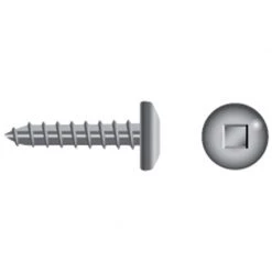 FASCO FASTENER Stainless Steel Square Drive Pan-Head Tapping Screws