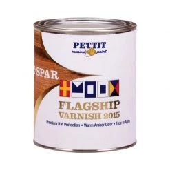 PETTIT PAINT Z-Spar Flagship Varnish 2015, Warm Amber, Pint