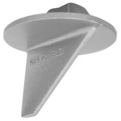 SEA SHIELD MARINE Mercury Short Skeg Anode, 2 1/4"
