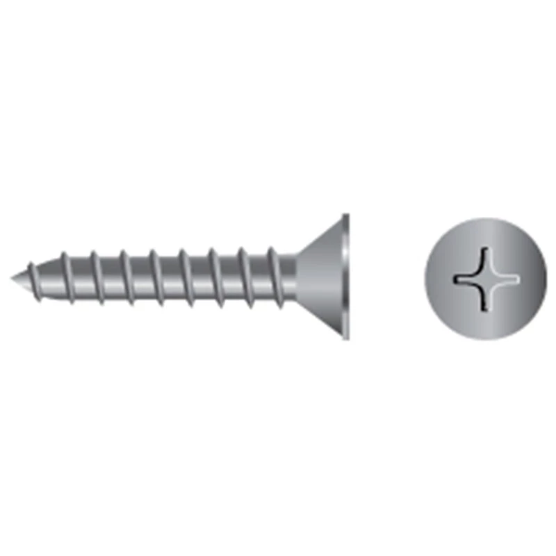 FASCO FASTENER Stainless Steel Phillips Flat-Head Tapping Screws - Image 28