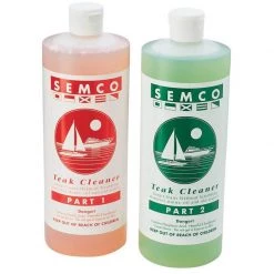 SEMCO Two-Part Heavy Duty Teak Cleaner - 2 Quarts