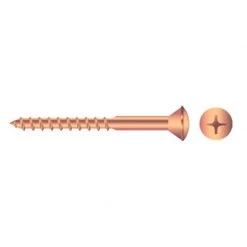 FASCO FASTENER Silicon Bronze Frearson Oval-Head Wood Screws