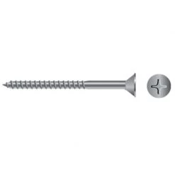 FASCO FASTENER Stainless Steel Phillips Flat-Head Wood Screws