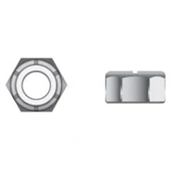 FASCO FASTENER 1/4-20 316 Stainless Steel Nylon Insert Locknuts, 100-Pack