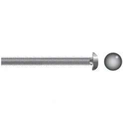 FASCO FASTENER Galvanized Carriage Bolts