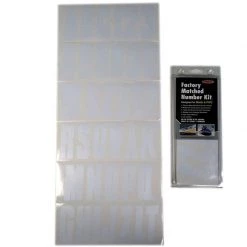 HARDLINE PRODUCTS 3" Letter/Number Kit, White