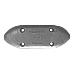 MARTYR Zinc Hull Anode - 9 1/4"L x 3 3/8"W x 3/4" thickness (B)