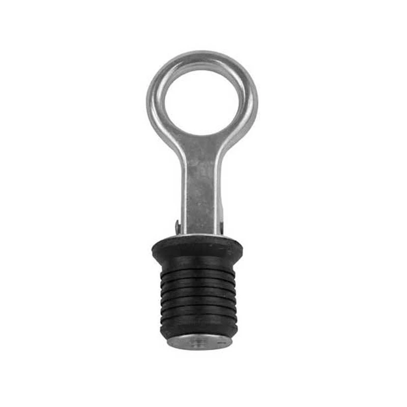 ATTWOOD Drain Plug, Stainless Steel Snap