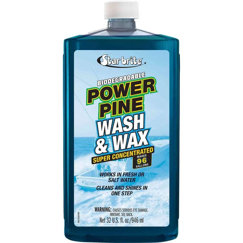 STAR BRITE Power Pine Wash & Wax - Quart
