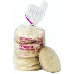 3M Finesse-it&trade; Natural Buffing Pads, 10 Pack