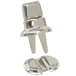 WEST MARINE Canvas Fasteners - Twist Stud with Two-Prong Base & Clinch Plate