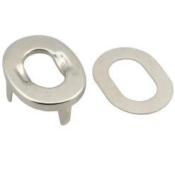 WEST MARINE Canvas Fasteners - Twist Eyelet with Four-Prong Base and Washer, 25 Sets
