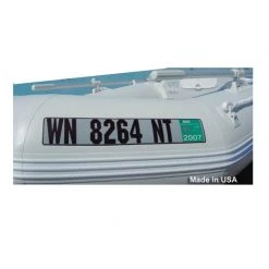 BOATNUMBERPLATE Inflatable Boat Custom Number Plate Set