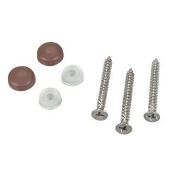 FASCO FASTENER Brown Screw Caps for #6 and #8, 10-Pack